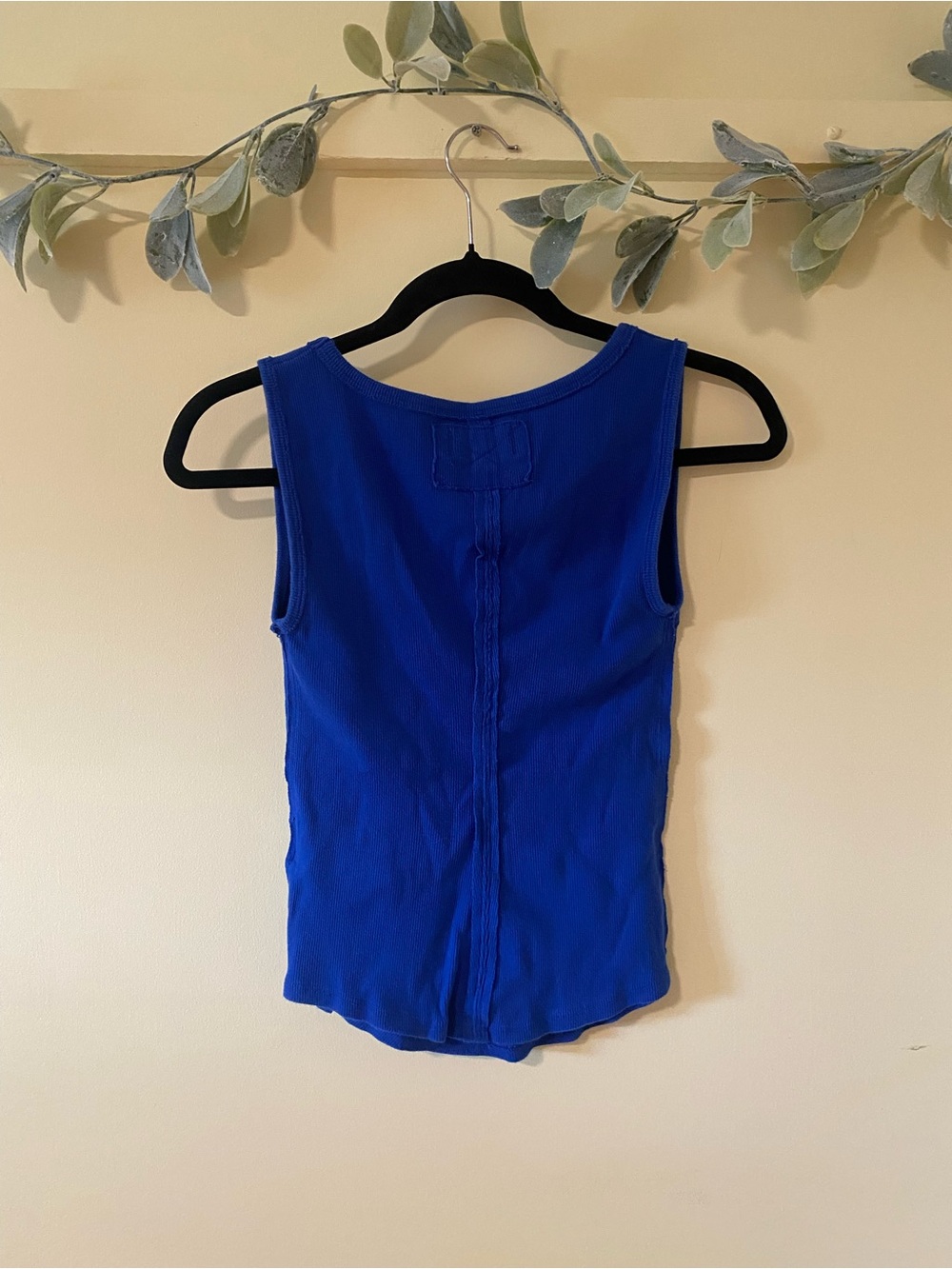 We the Free Blue Ribbed Tank - Picture 2 of 5